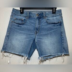 American Eagle Outfitters Boy Midi Cutoff Shorts Distressed Women’s Size 6